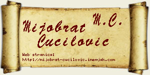 Mijobrat Čučilović vizit kartica